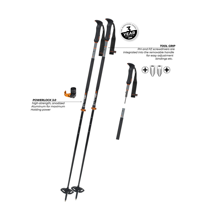 Komperdell - Dscent TI Backcountry Toolgrip Vario