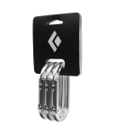 Black Diamond - Oval Keylock Karabiner poliert 3er-Pack