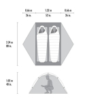 MSR - Hubba Hubba Bikepack 1 Personen-Zelt