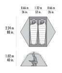 MSR - Hubba Hubba HD 2 Personen-Zelt