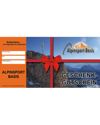 Gutschein bei der Alpinsport Basis 50,00€