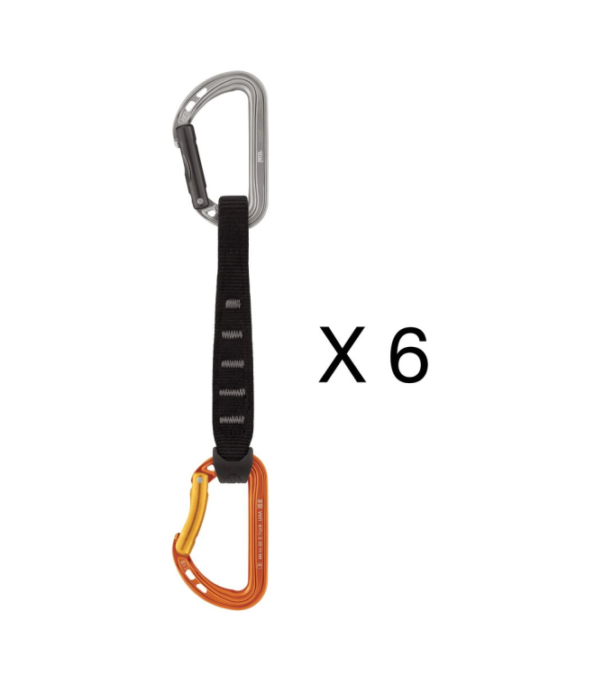 Petzl - Spirit Express Quickdraws 17cm 6er-Pack