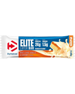 Dymatize - Elite Layer Bar White Choc, Vanilla & Caramel