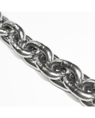 Standplatzkette Edelstahl V4A  6mm rundgliedrig