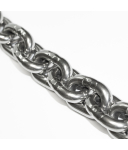 Standplatzkette Edelstahl V4A  7mm rundgliedrig