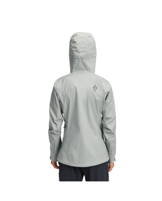 Black Diamond - Womens Fineline Stretch Rain Shell agave