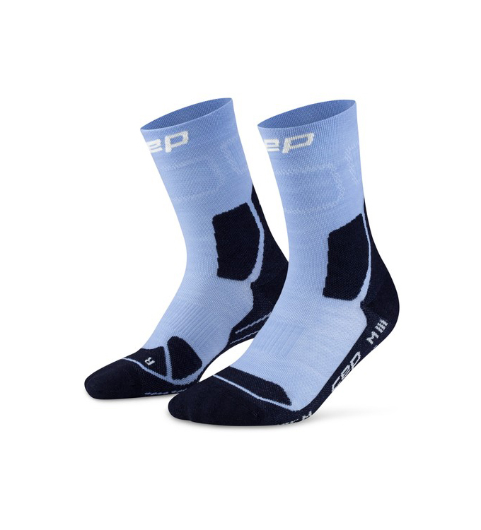 CEP - Hiking Light Cushion Socks Mid Cut Women light blue