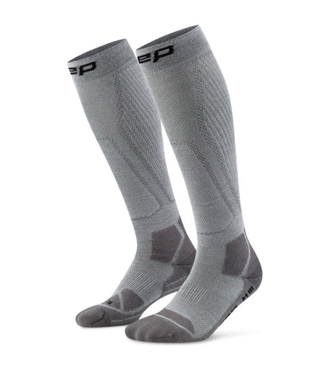 CEP - Hiking Light Cushion Compression Socks Tall Men grey