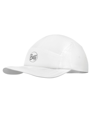 Buff - 5 Panel GoCap solid white