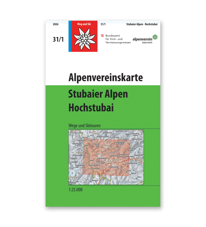 DAV - Blatt 31/1 Stubaier Alpen, Hochstubai