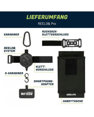 Reeloq - Pro Smartphone-Sicherung Version 360 Grad