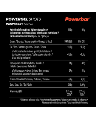 Powerbar - PowerGel Shots Raspberry