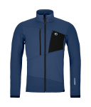 Ortovox - Fleece Grid Jacket blue nunatak