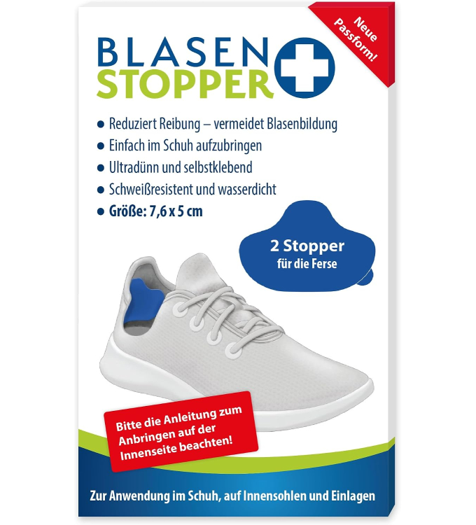 Blasenstopper - 2 Stopper für die Ferse