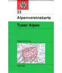 DAV - Blatt 33 Tuxer Alpen