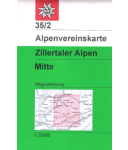 DAV - Blatt 35/2 Zillertaler Alpen Mitte