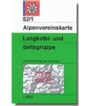 DAV - Blatt 52/1 Langkofel- und Sellagruppe