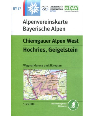 DAV - Blatt BY17 Chiemgauer Alpen West