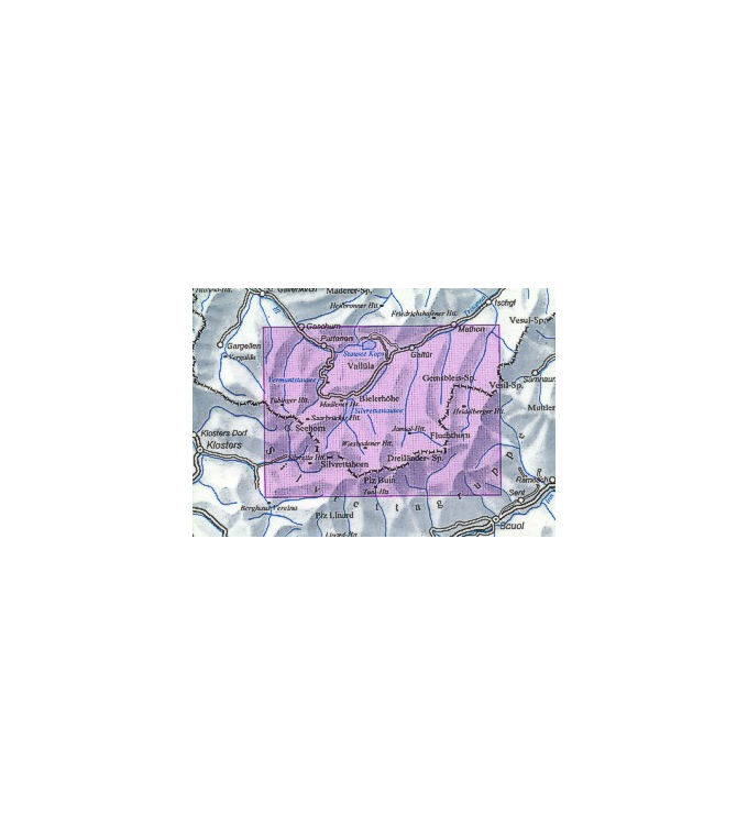 DAV - Blatt 26S Silvrettagruppe