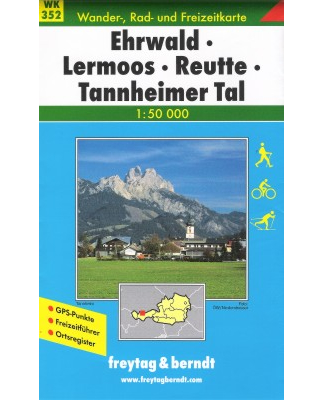 Freytag Berndt - WK 352 Ehrwald Lermoos Reutte Tannheimer Tal