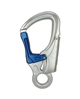 Aliens - Klettersteigkarabiner Aluminium Blue