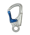 Aliens - Klettersteigkarabiner Aluminium Blue
